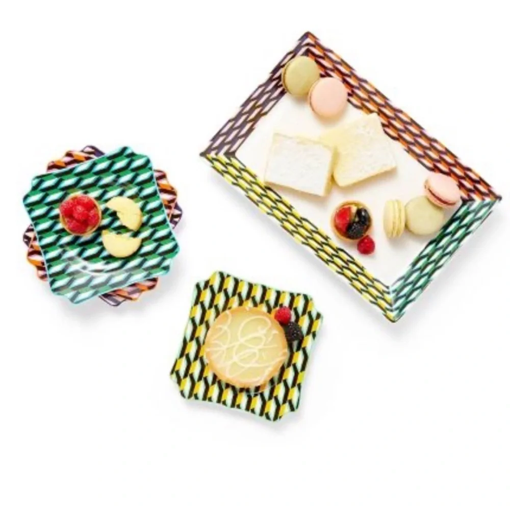 New Diane Von Furstenberg x Target stoneware serving tray dish DVF Home Collab